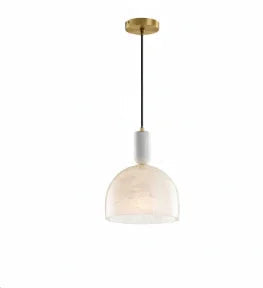 Alabaster Art Pendant Light | wildoxy