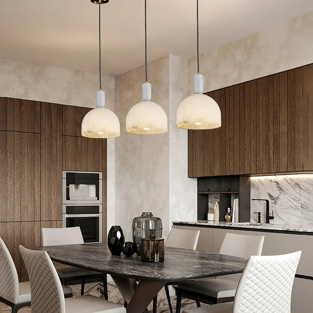 Alabaster Art Pendant Light | wildoxy