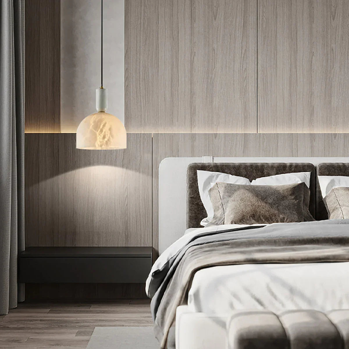 Alabaster Art Pendant Light | wildoxy