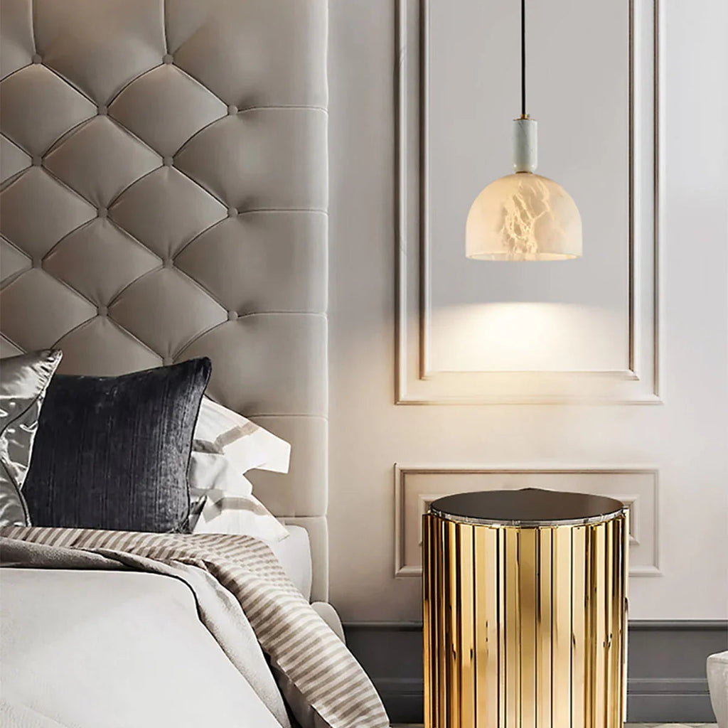 Alabaster Art Pendant Light | wildoxy