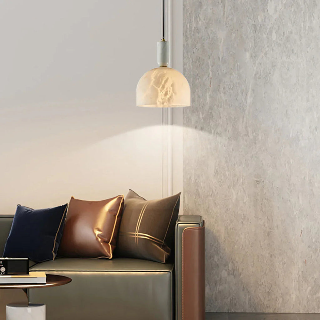 Alabaster Art Pendant Light | wildoxy
