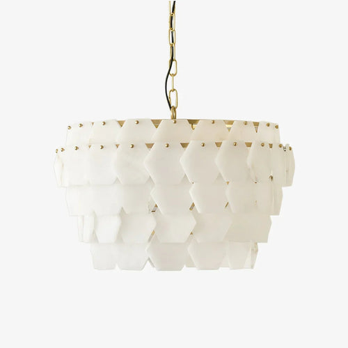 Alabaster Geometric Cloud Chandelier | wildoxy