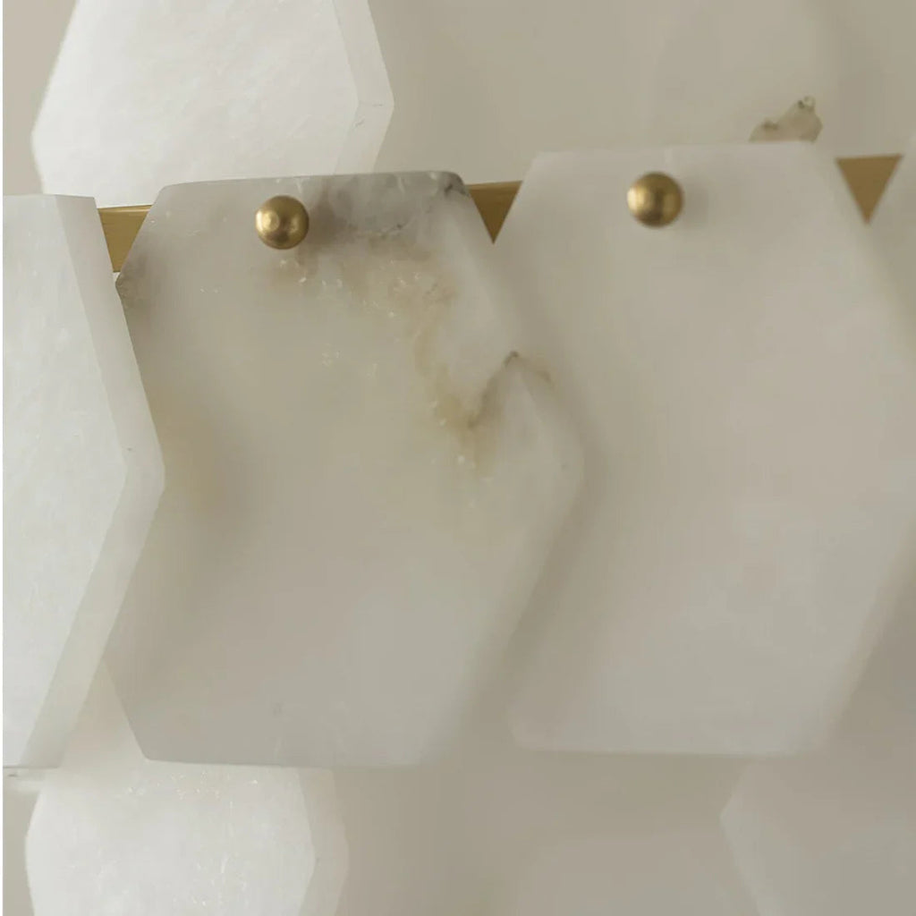 Alabaster Geometric Cloud Chandelier | wildoxy