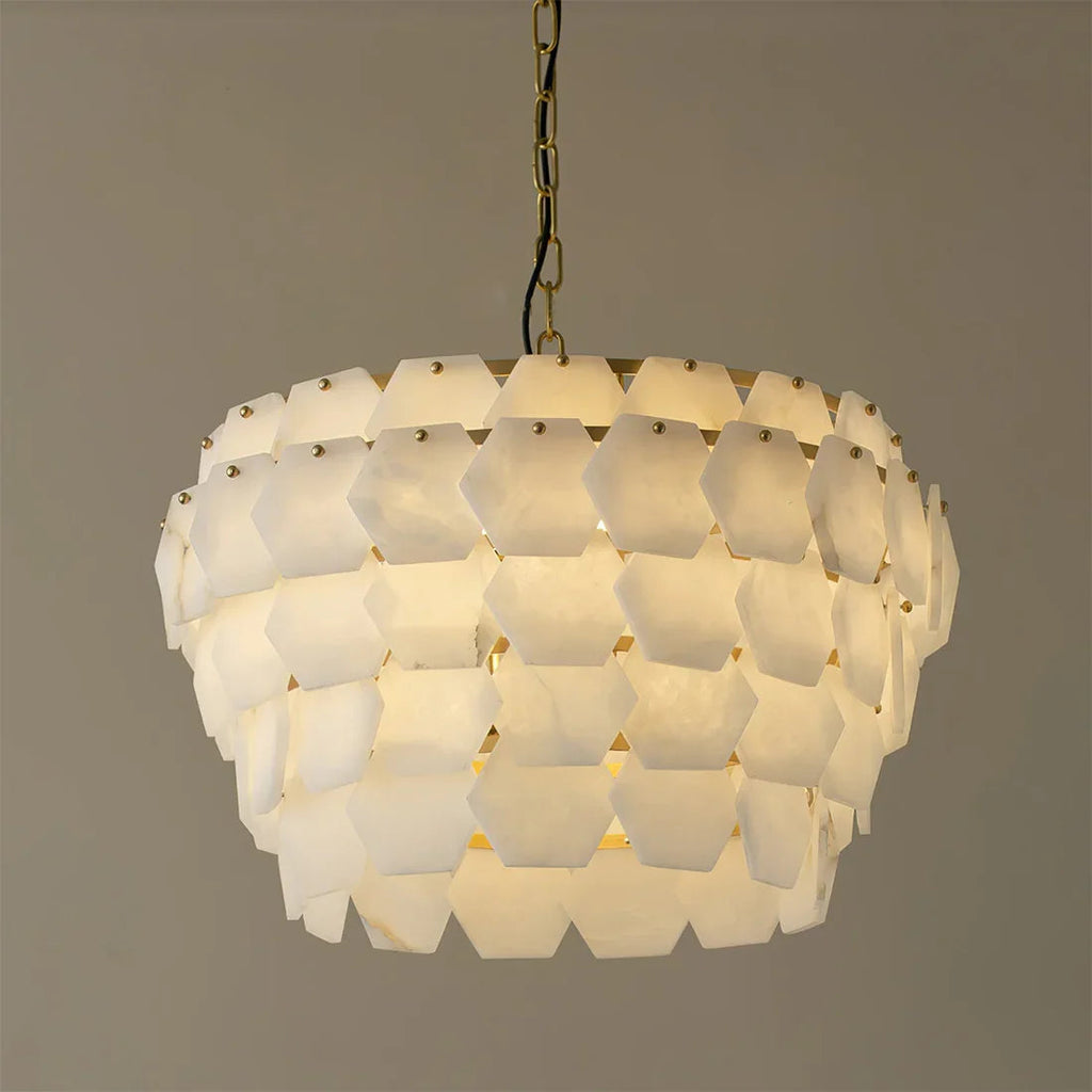 Alabaster Geometric Cloud Chandelier | wildoxy