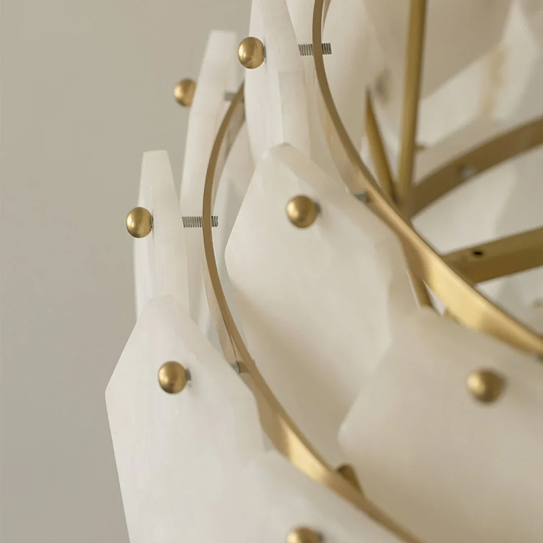 Alabaster Geometric Cloud Chandelier | wildoxy
