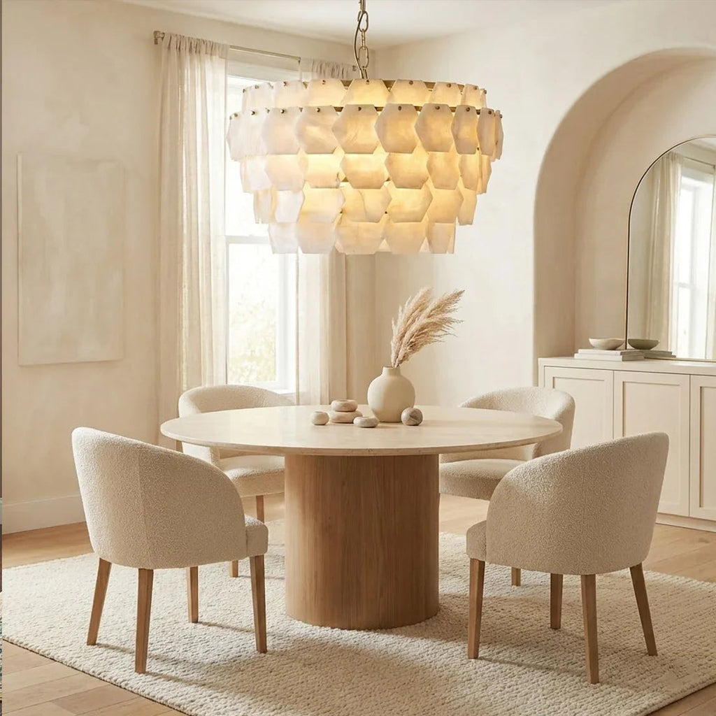 Alabaster Geometric Cloud Chandelier | wildoxy
