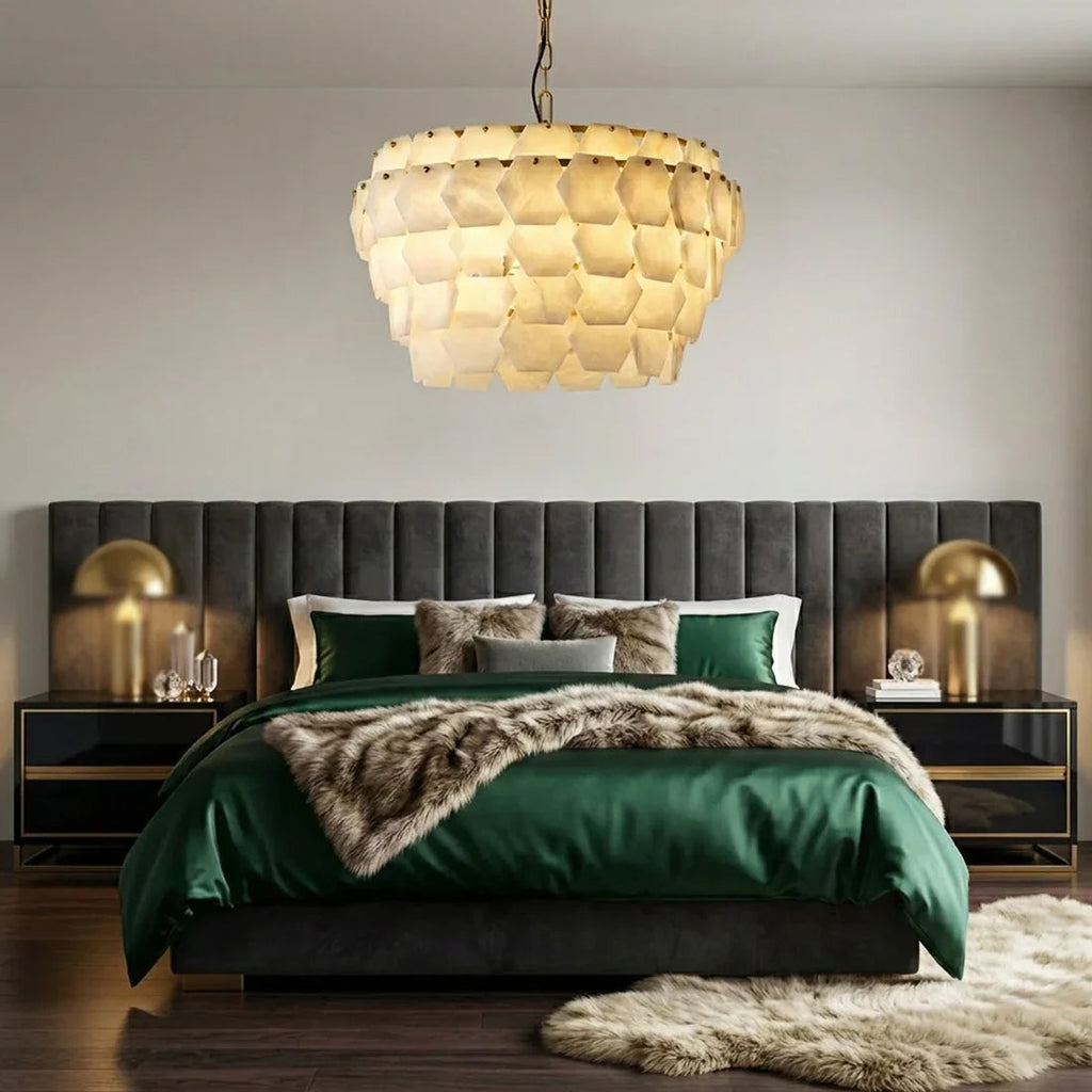 Alabaster Geometric Cloud Chandelier | wildoxy