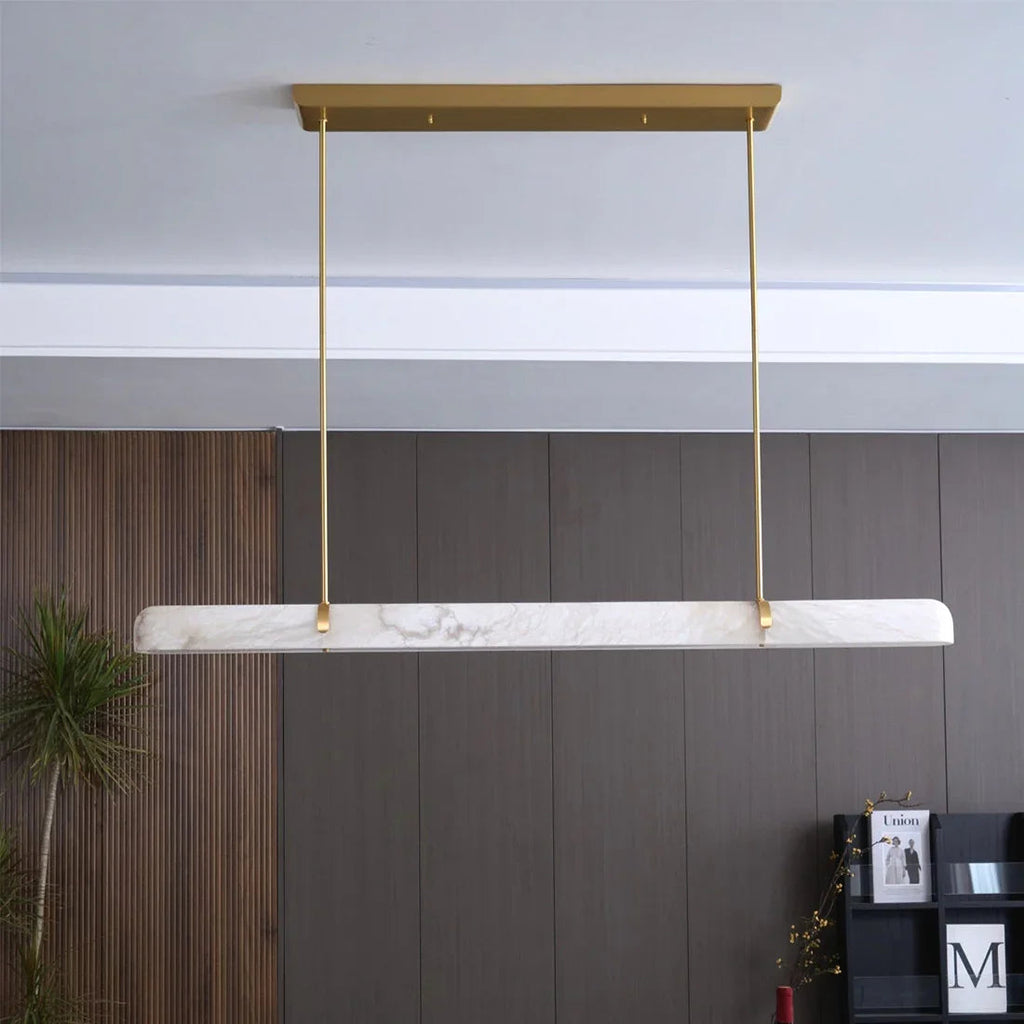 Alabaster Linear Tube Chandelier | wildoxy
