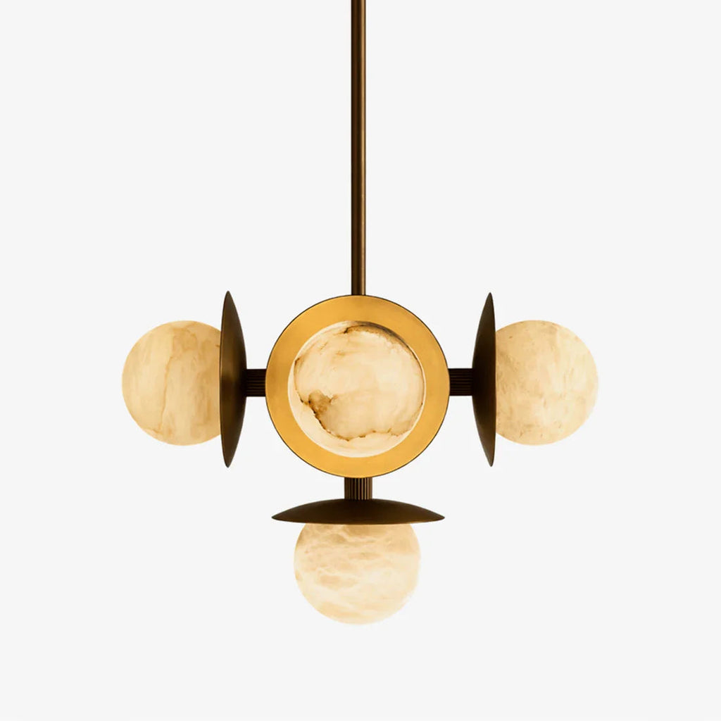 Alabaster Orb Cluster Chandelier | wildoxy