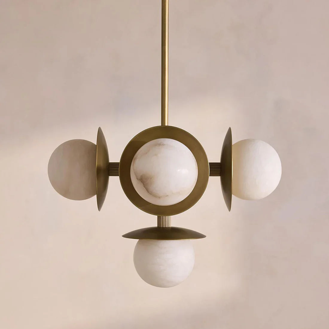 Alabaster Orb Cluster Chandelier | wildoxy