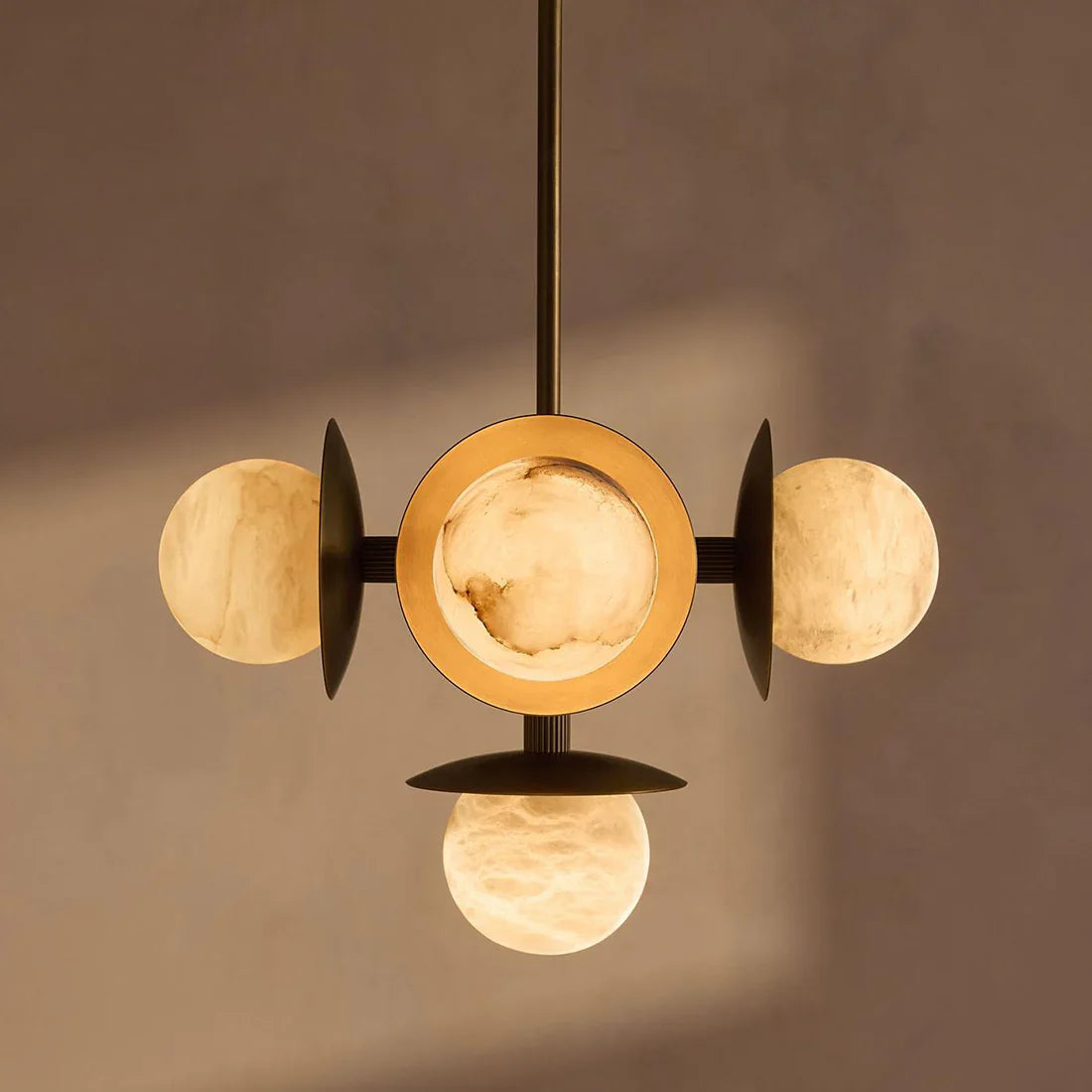 Alabaster Orb Cluster Chandelier | wildoxy