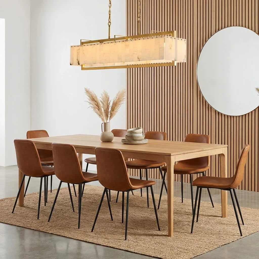 Alabaster Panel Chandelier | wildoxy
