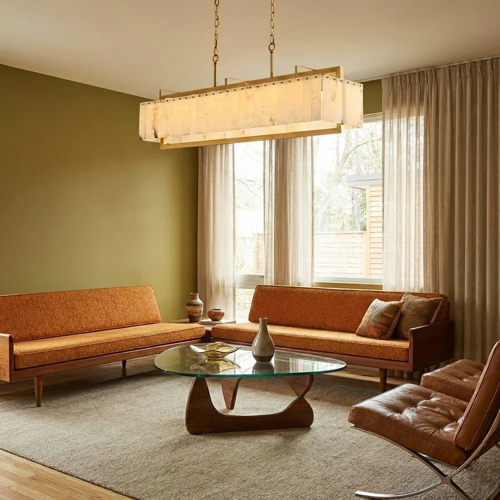 Alabaster Panel Chandelier | wildoxy