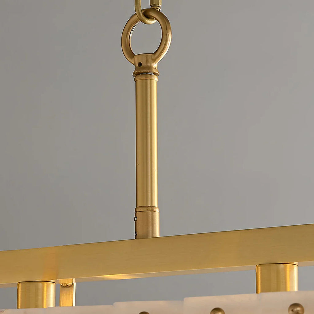 Alabaster Panel Chandelier | wildoxy