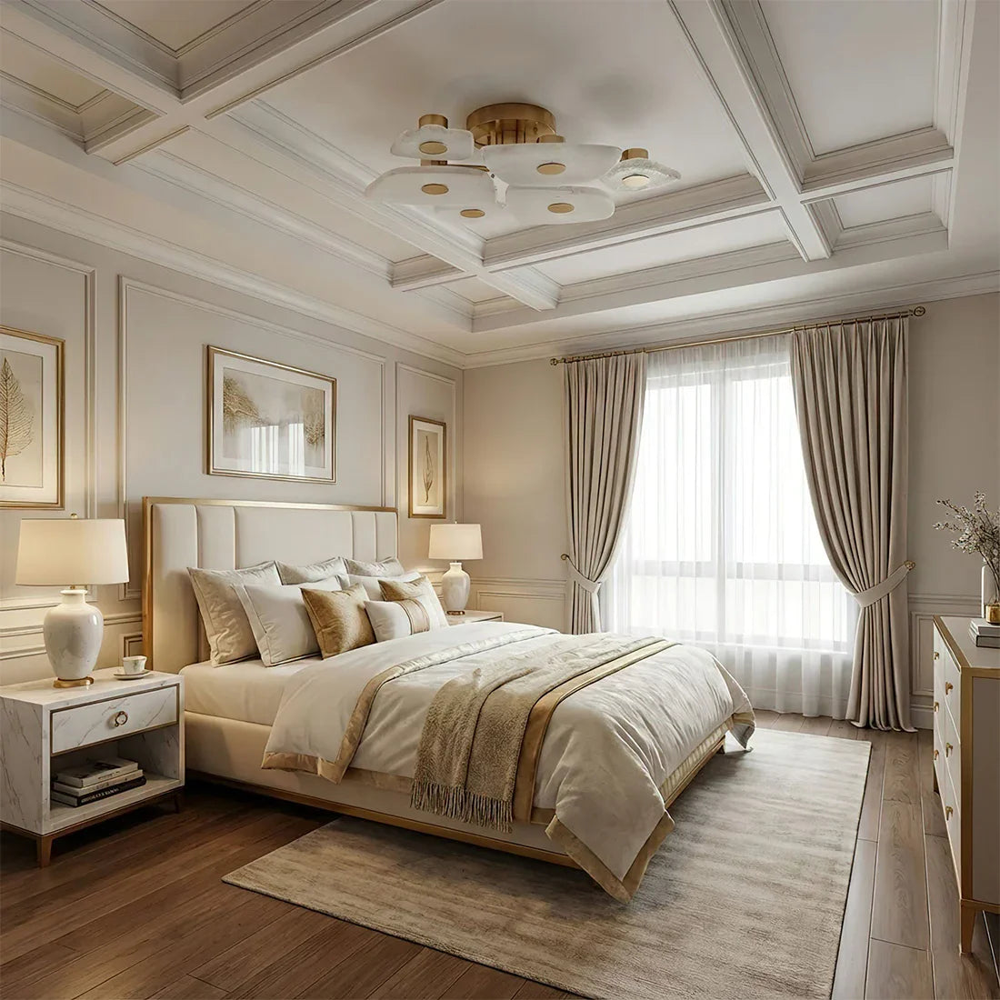 Alabaster Petal Ceiling Light | wildoxy