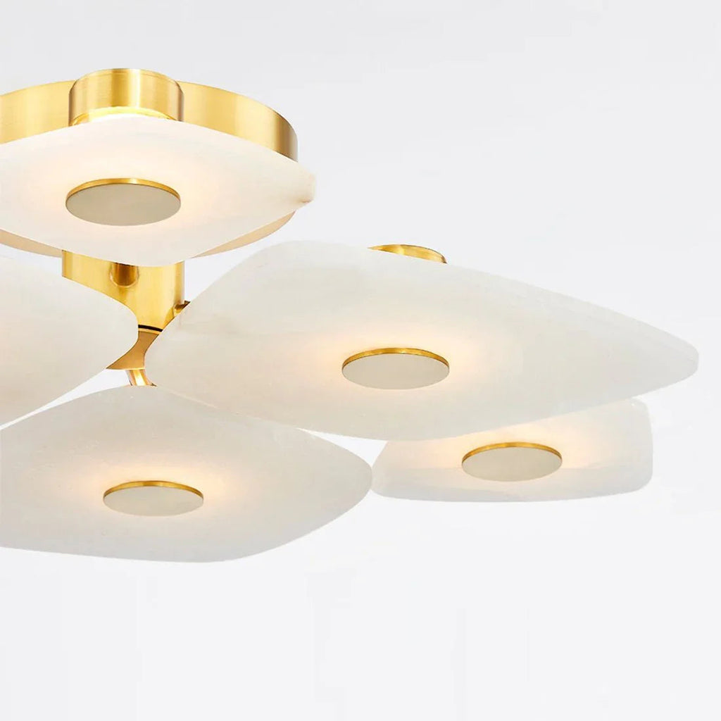 Alabaster Petal Ceiling Light | wildoxy