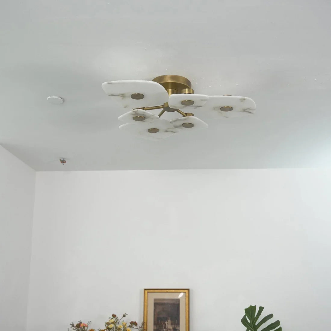 Alabaster Petal Ceiling Light | wildoxy