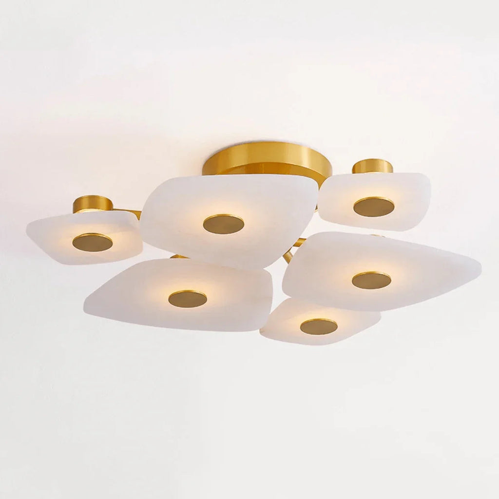 Alabaster Petal Ceiling Light | wildoxy