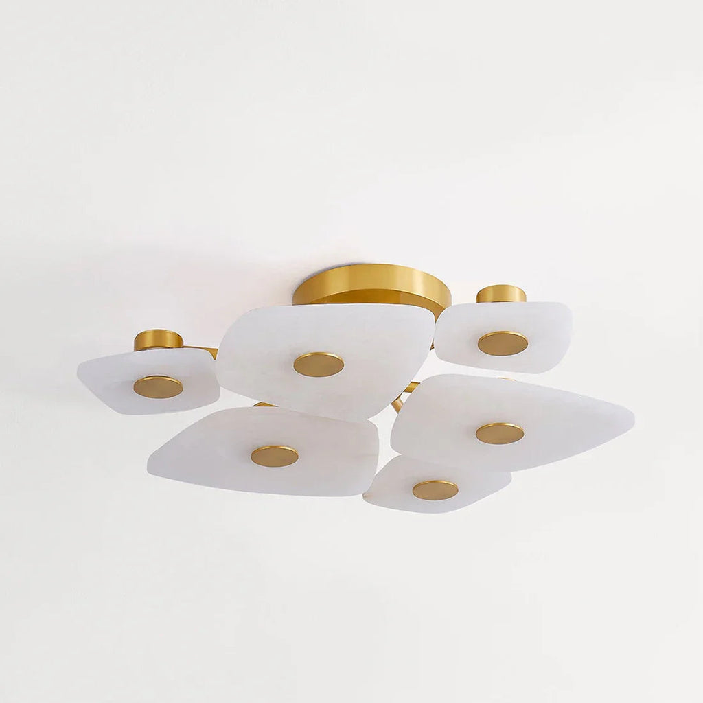Alabaster Petal Ceiling Light | wildoxy
