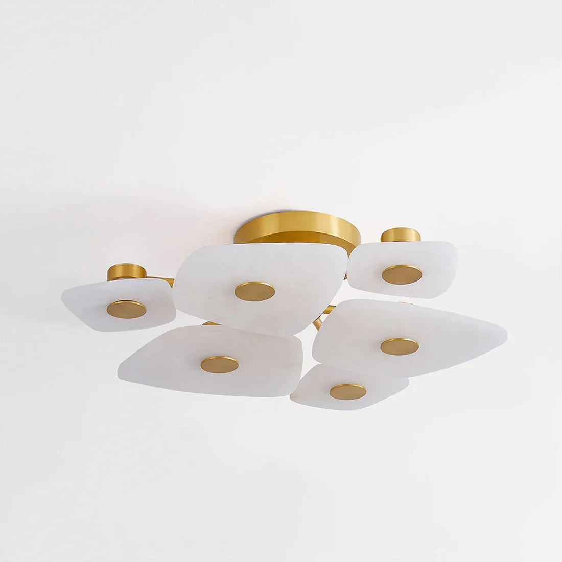 Alabaster Petal Ceiling Light | wildoxy