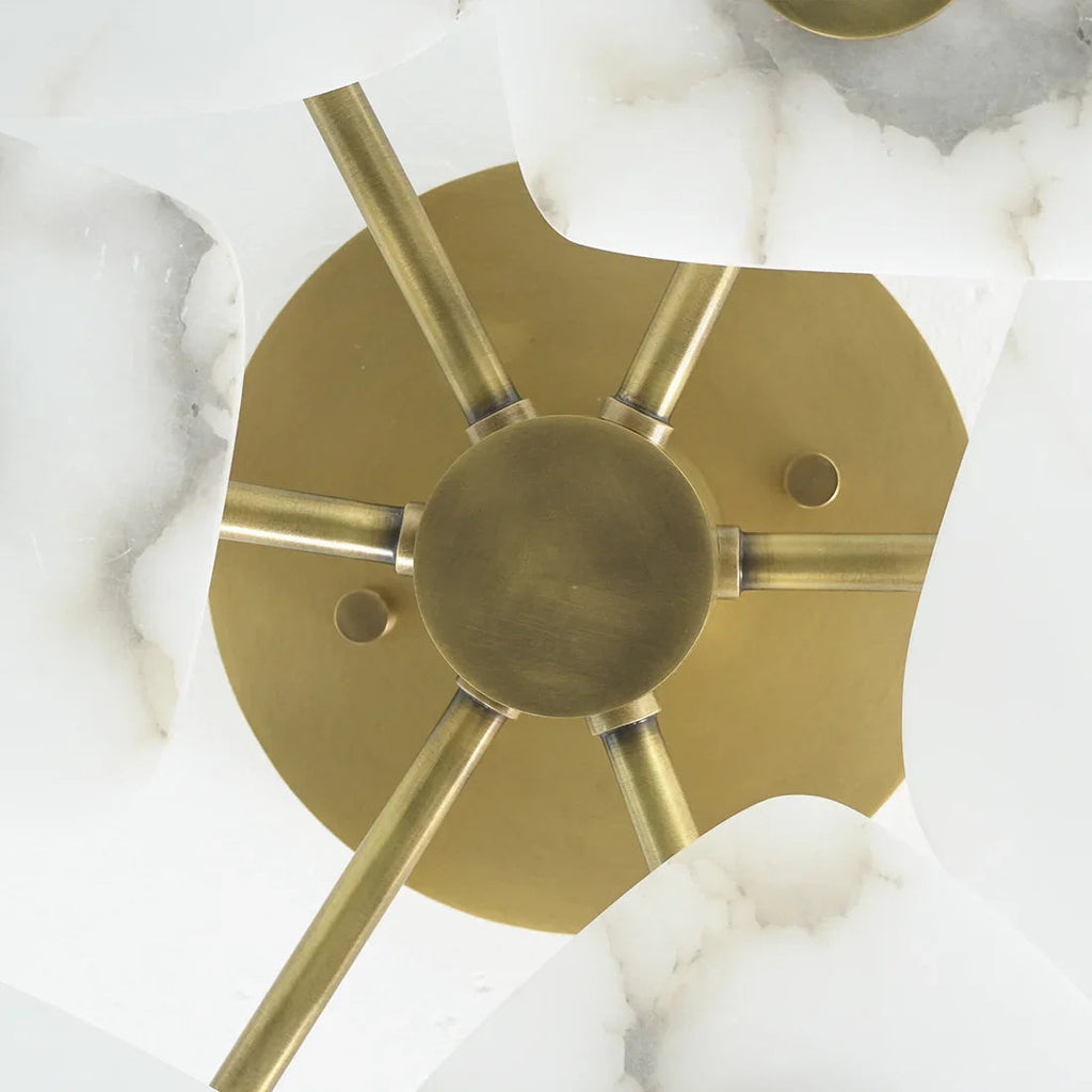 Alabaster Petal Ceiling Light | wildoxy