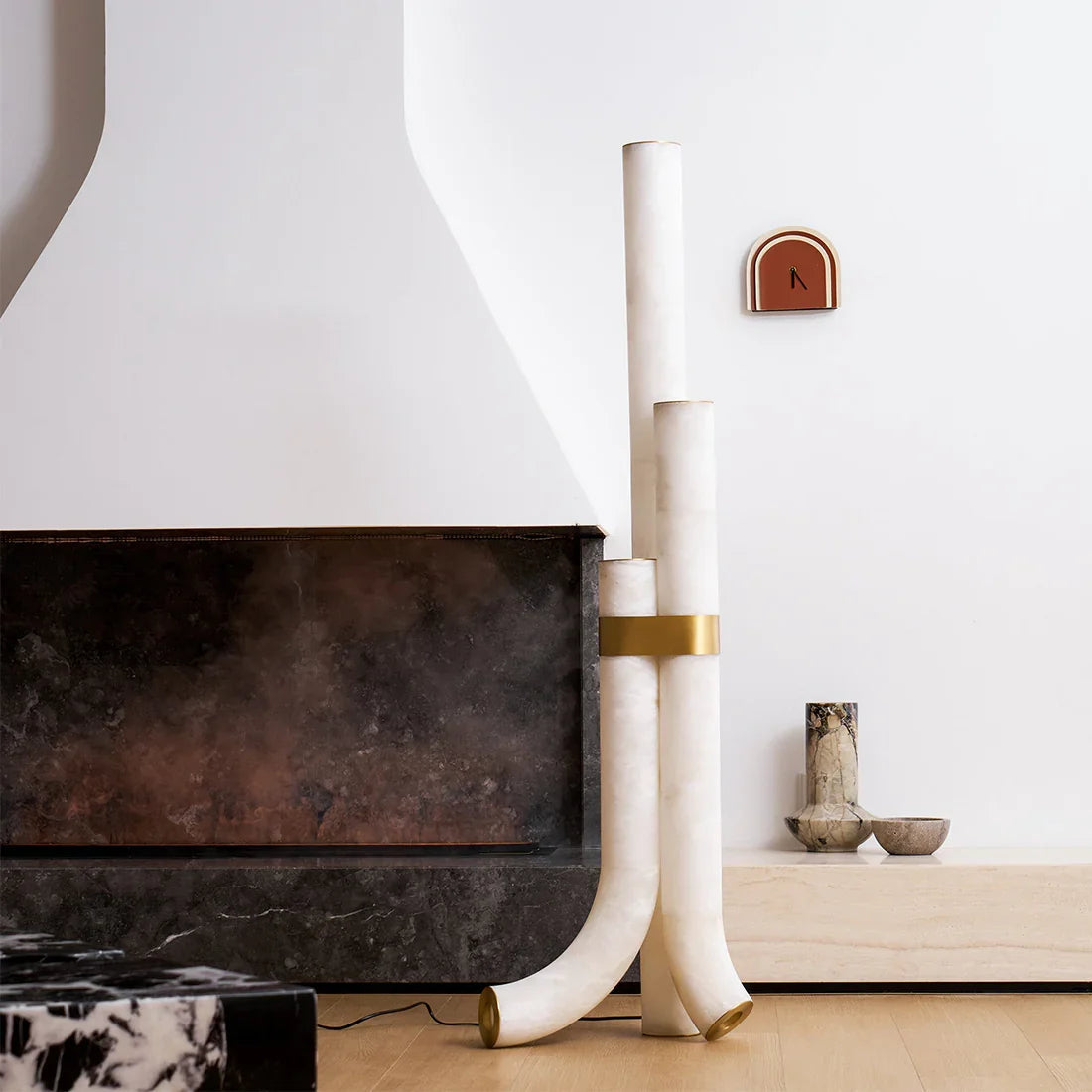 Alabaster Tube Floor Lamp | wildoxy