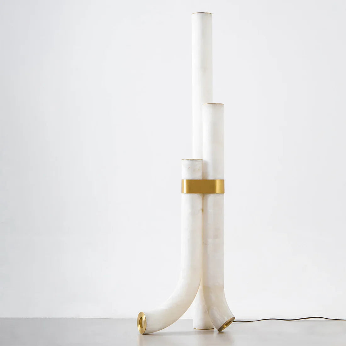 Alabaster Tube Floor Lamp | wildoxy