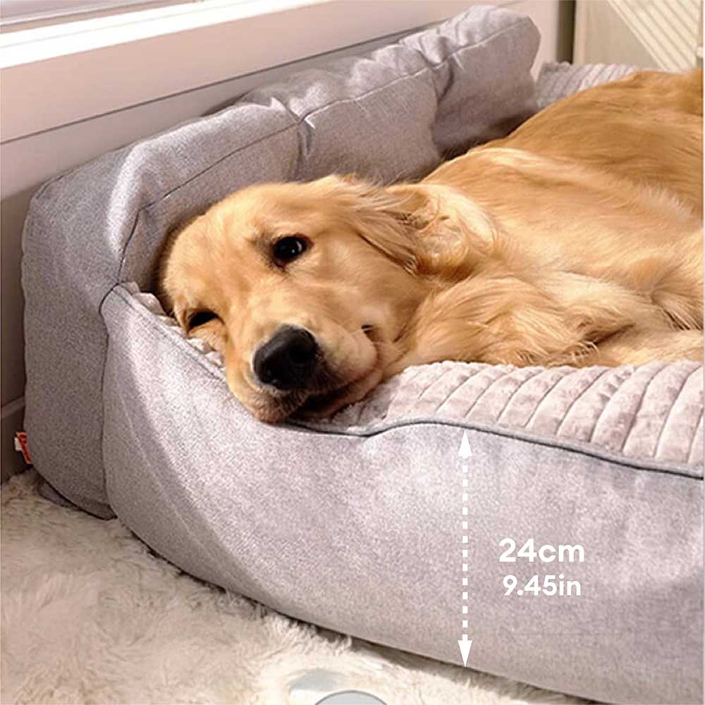 Washable Extra-Thick Plush Pet Cushion for Dogs & Cats