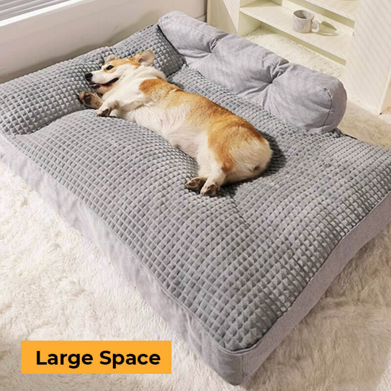 Washable Extra-Thick Plush Pet Cushion for Dogs & Cats