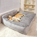 Washable Extra-Thick Plush Pet Cushion for Dogs & Cats