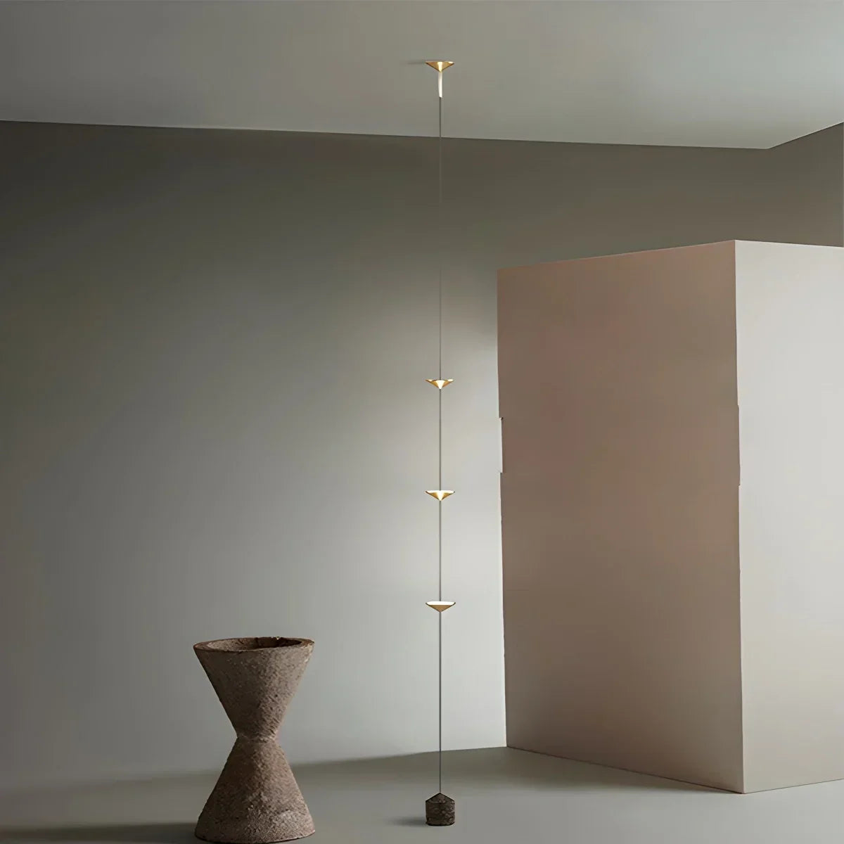 Ledlamp van vloer tot plafond — 4 lichtpunten, 2.5–3.2 m
