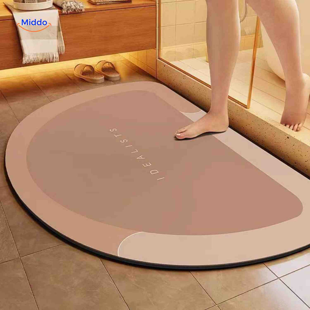 Quick-Drying Bath Mat — Extra Absorbent, Non-Slip