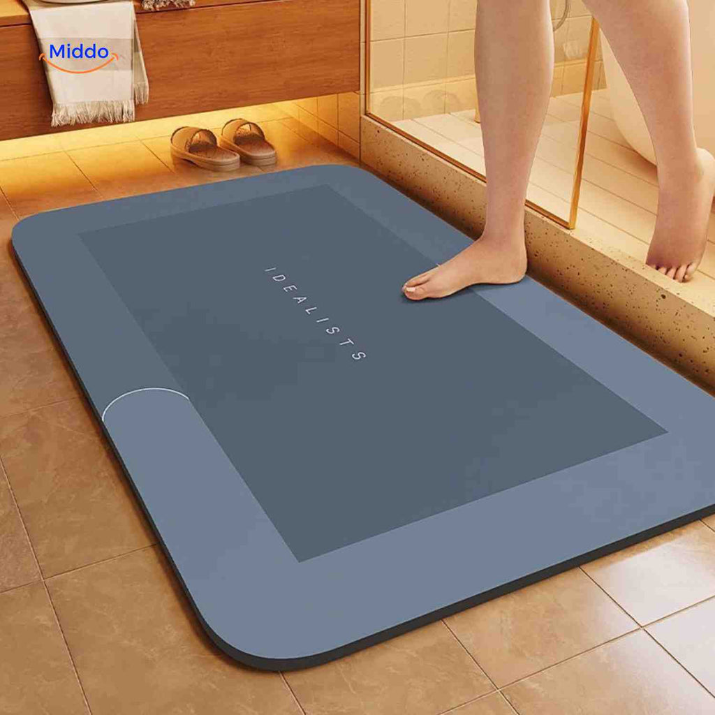 Quick-Drying Bath Mat — Extra Absorbent, Non-Slip