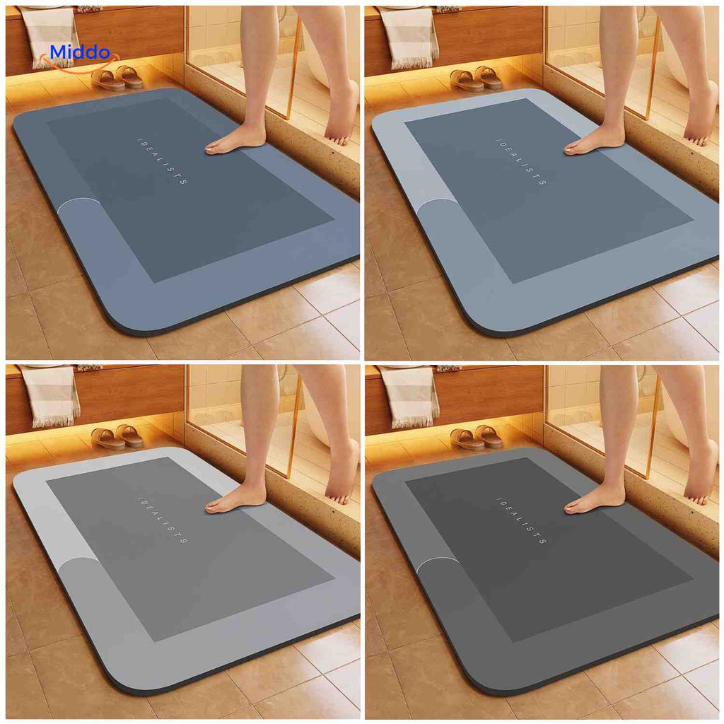 Quick-Drying Bath Mat — Extra Absorbent, Non-Slip