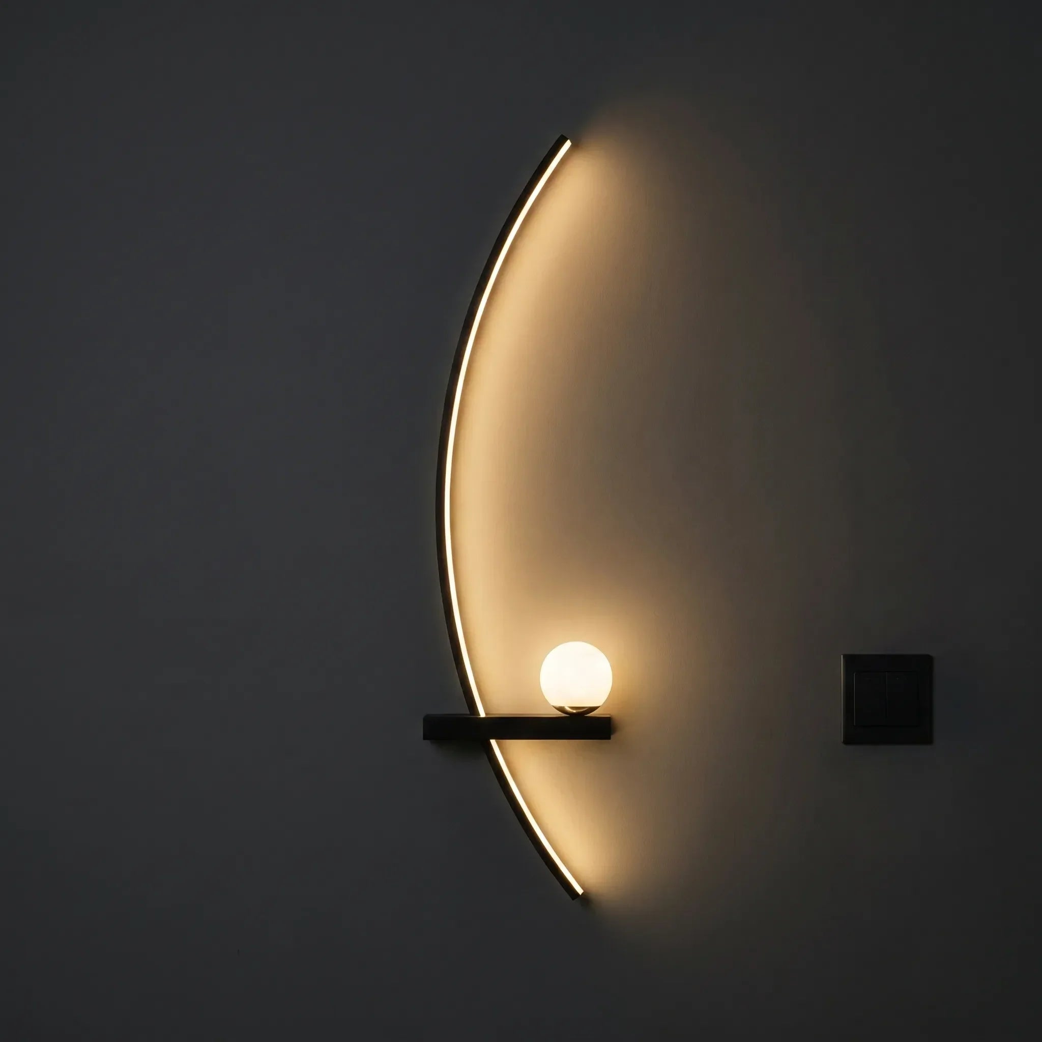 Modern Minimalist Wall Sconce -  Ambient Room Lighting - Wildoxy