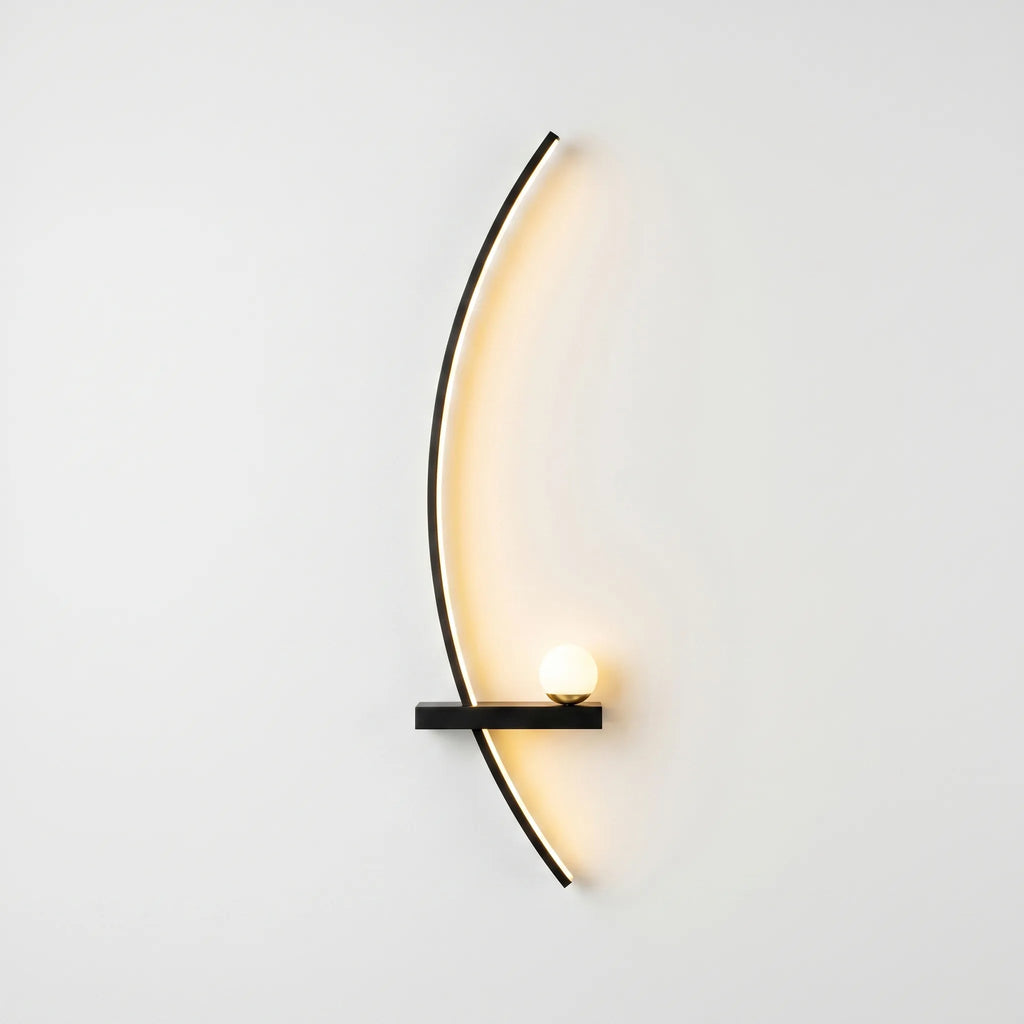 Modern Minimalist Wall Sconce -  Ambient Room Lighting - Wildoxy
