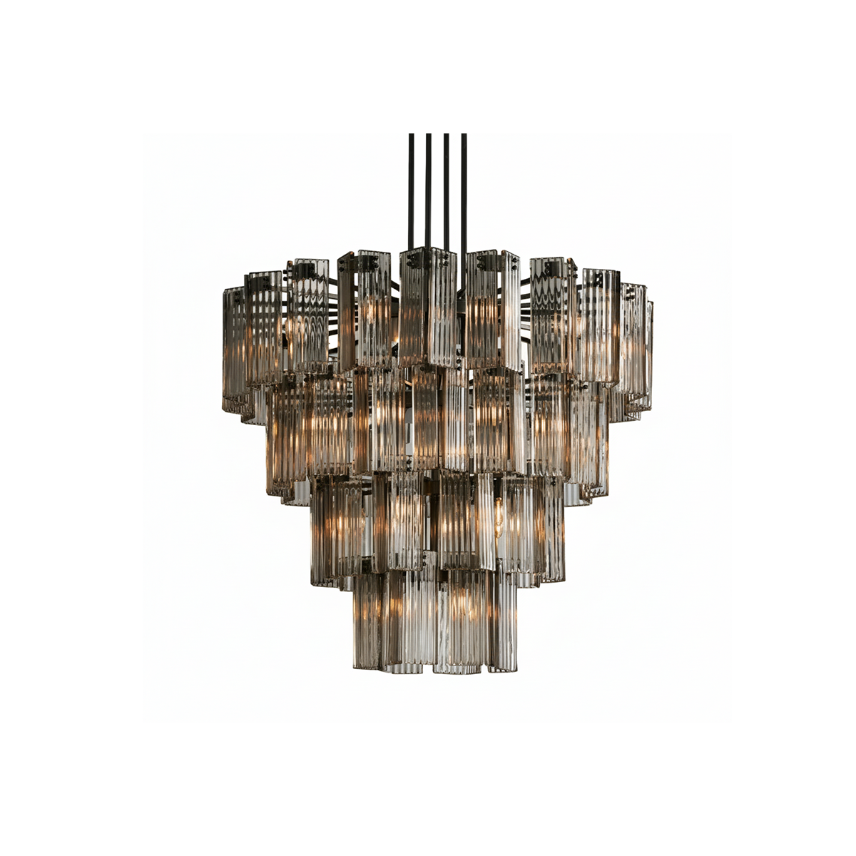 Art Glass Dearie Round Chandelier | wildoxy