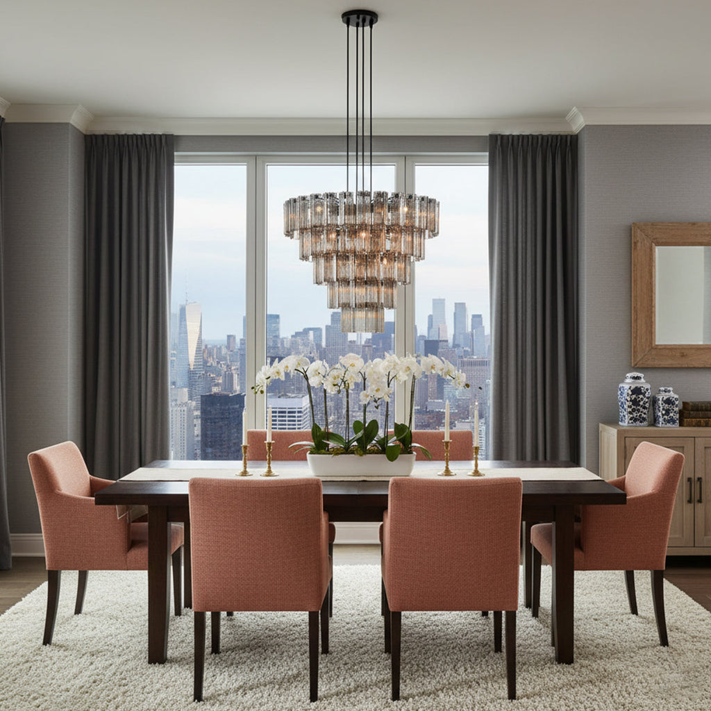 Art Glass Dearie Round Chandelier | wildoxy