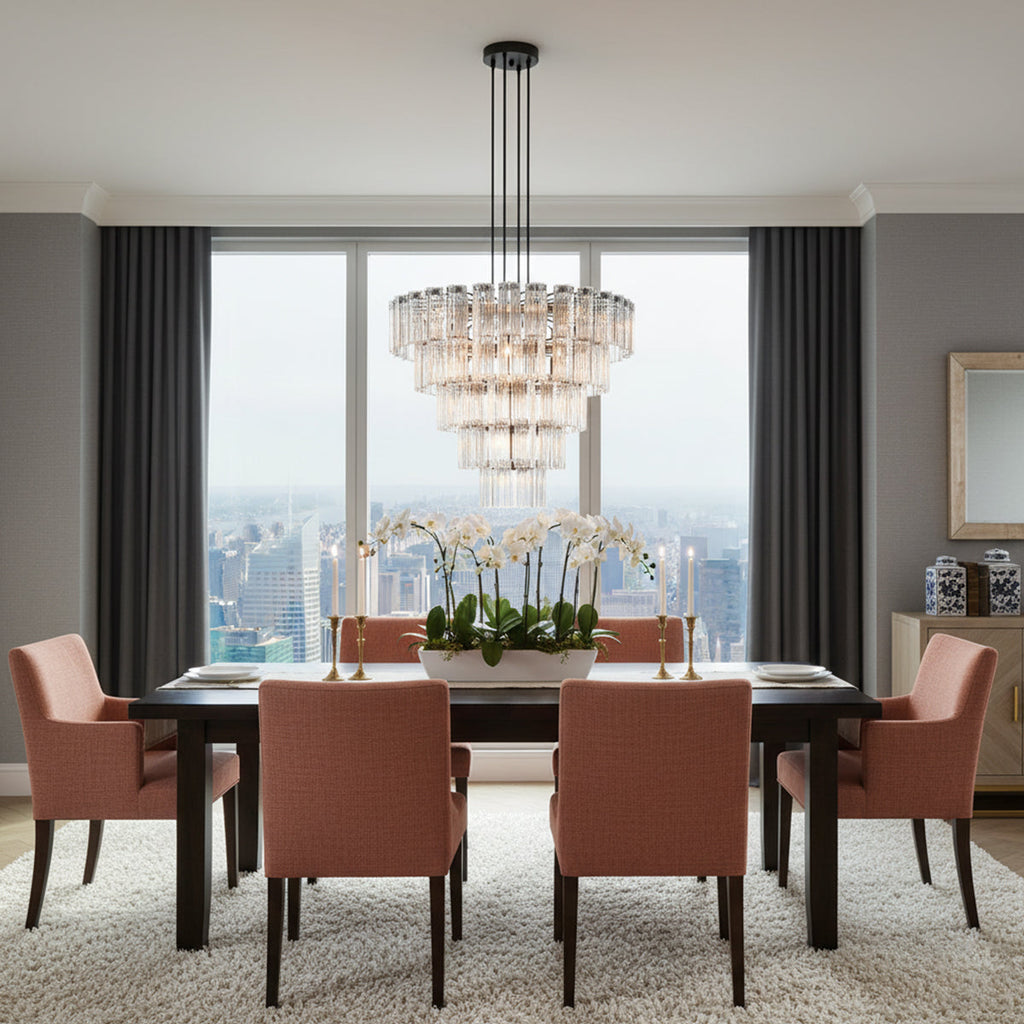 Art Glass Dearie Round Chandelier | wildoxy