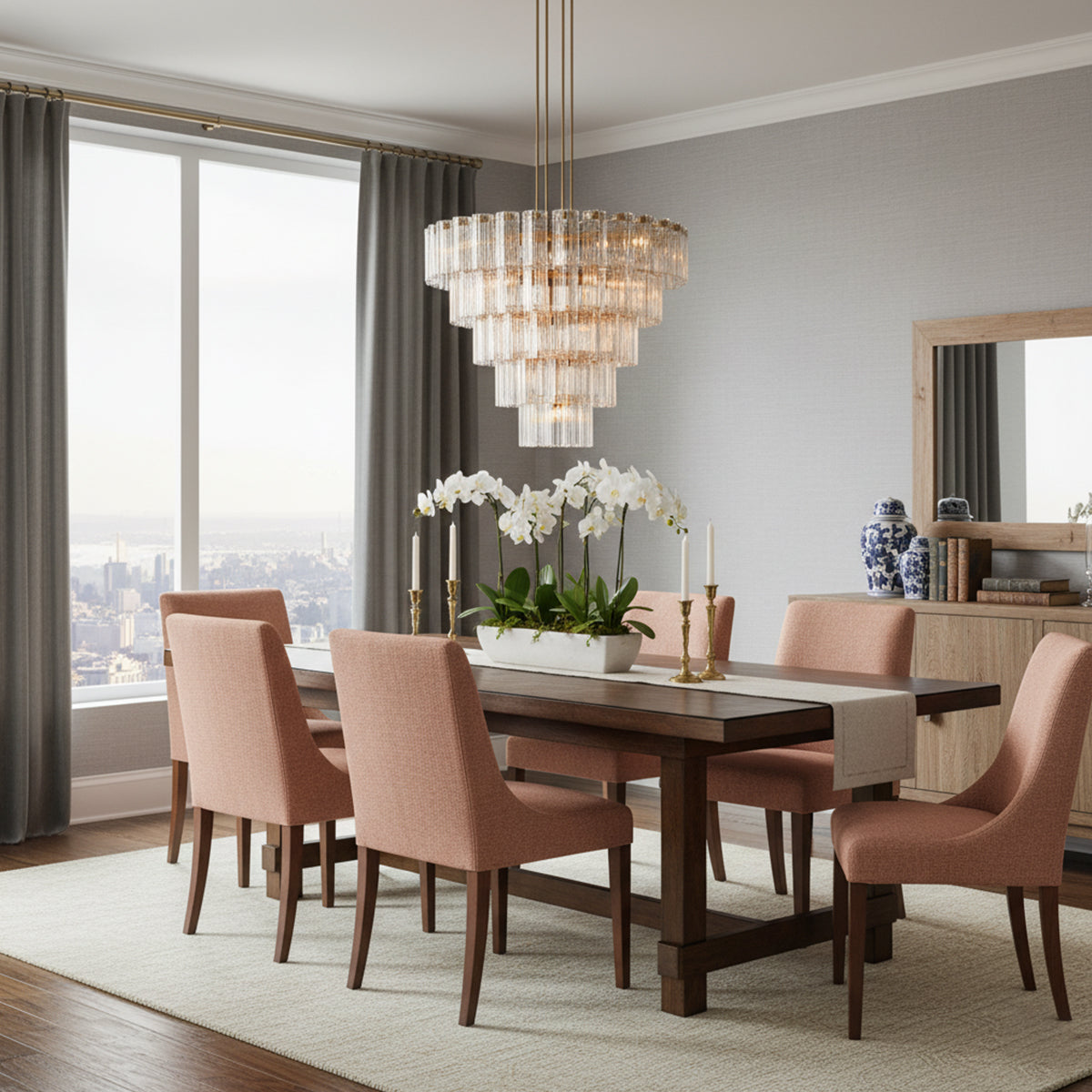 Art Glass Dearie Round Chandelier | wildoxy