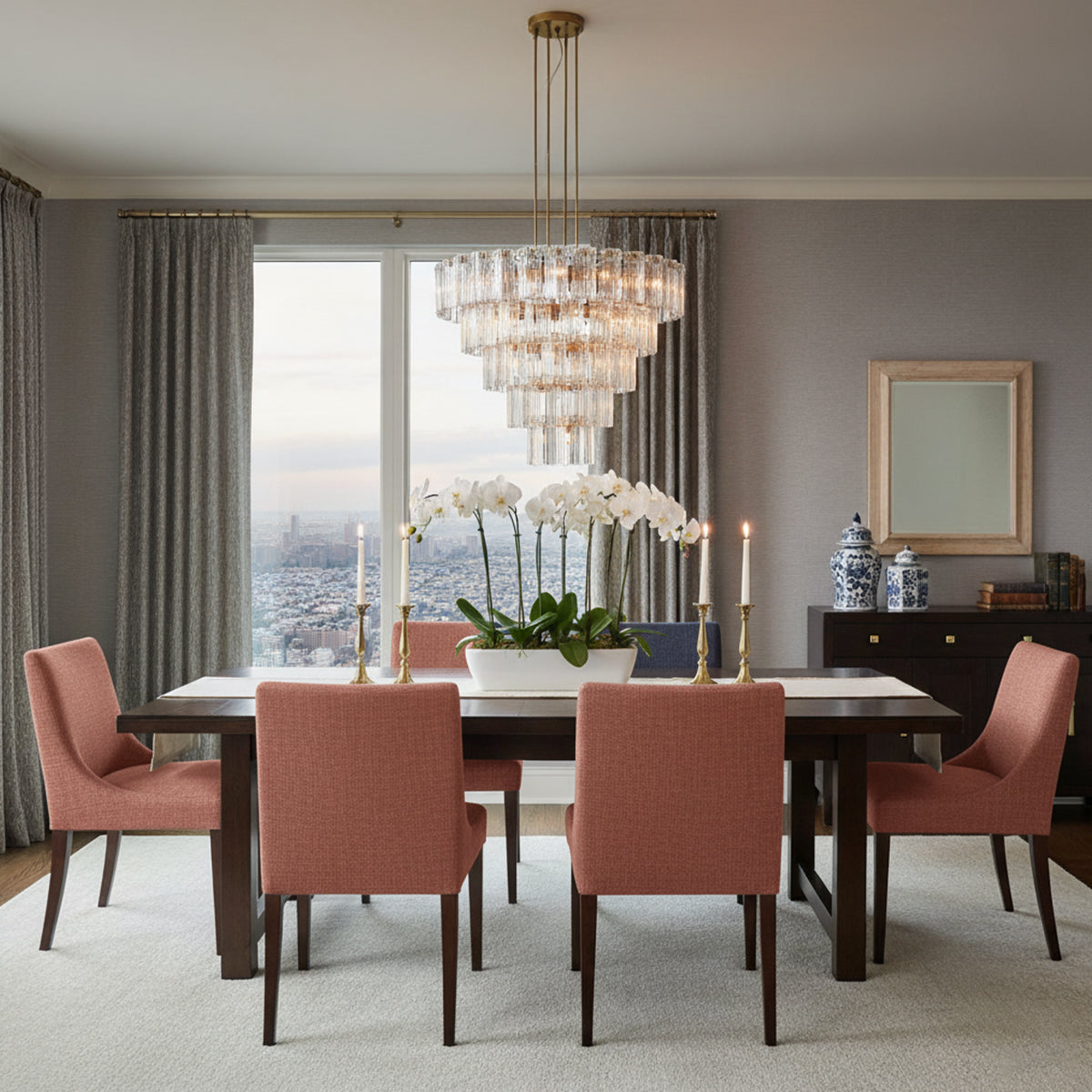 Art Glass Dearie Round Chandelier | wildoxy