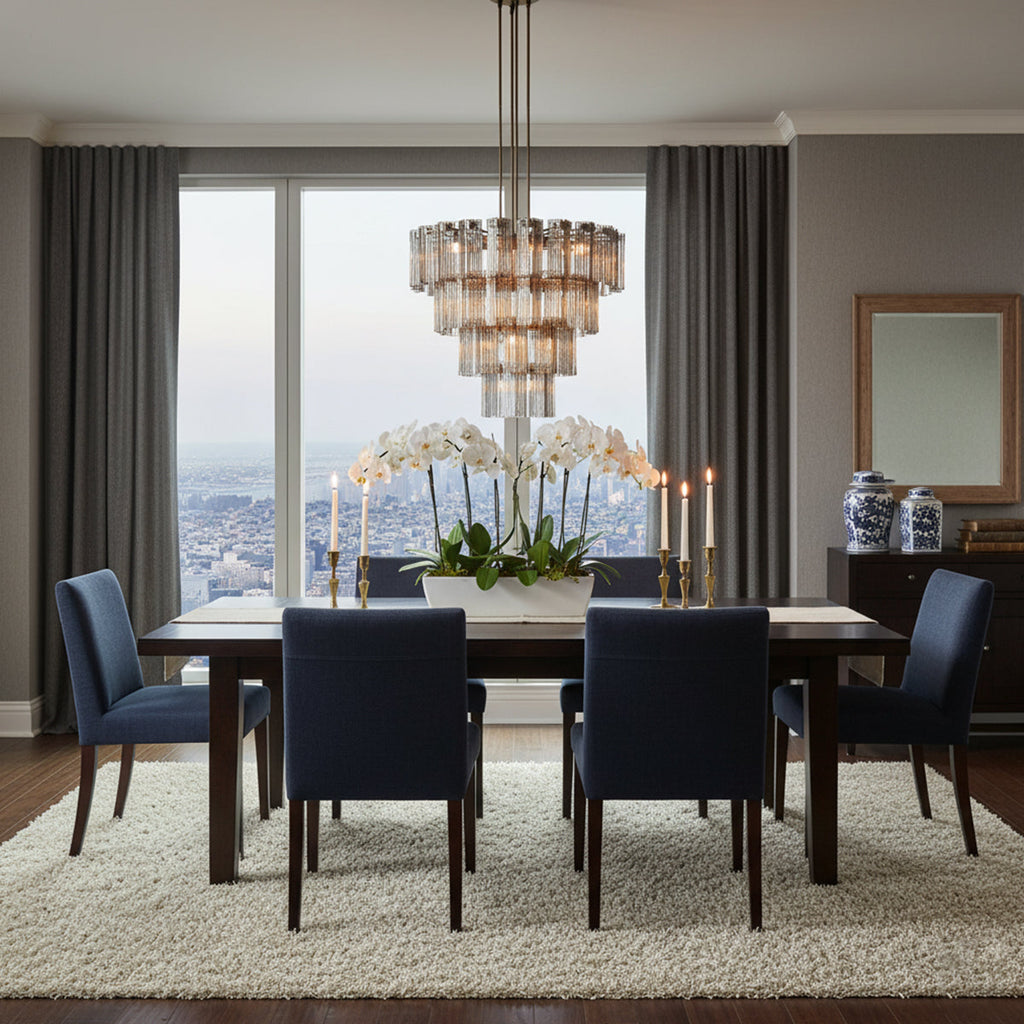 Art Glass Dearie Round Chandelier | wildoxy