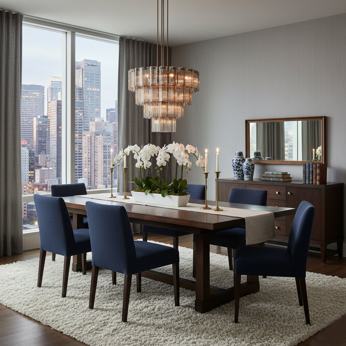 Art Glass Dearie Round Chandelier | wildoxy