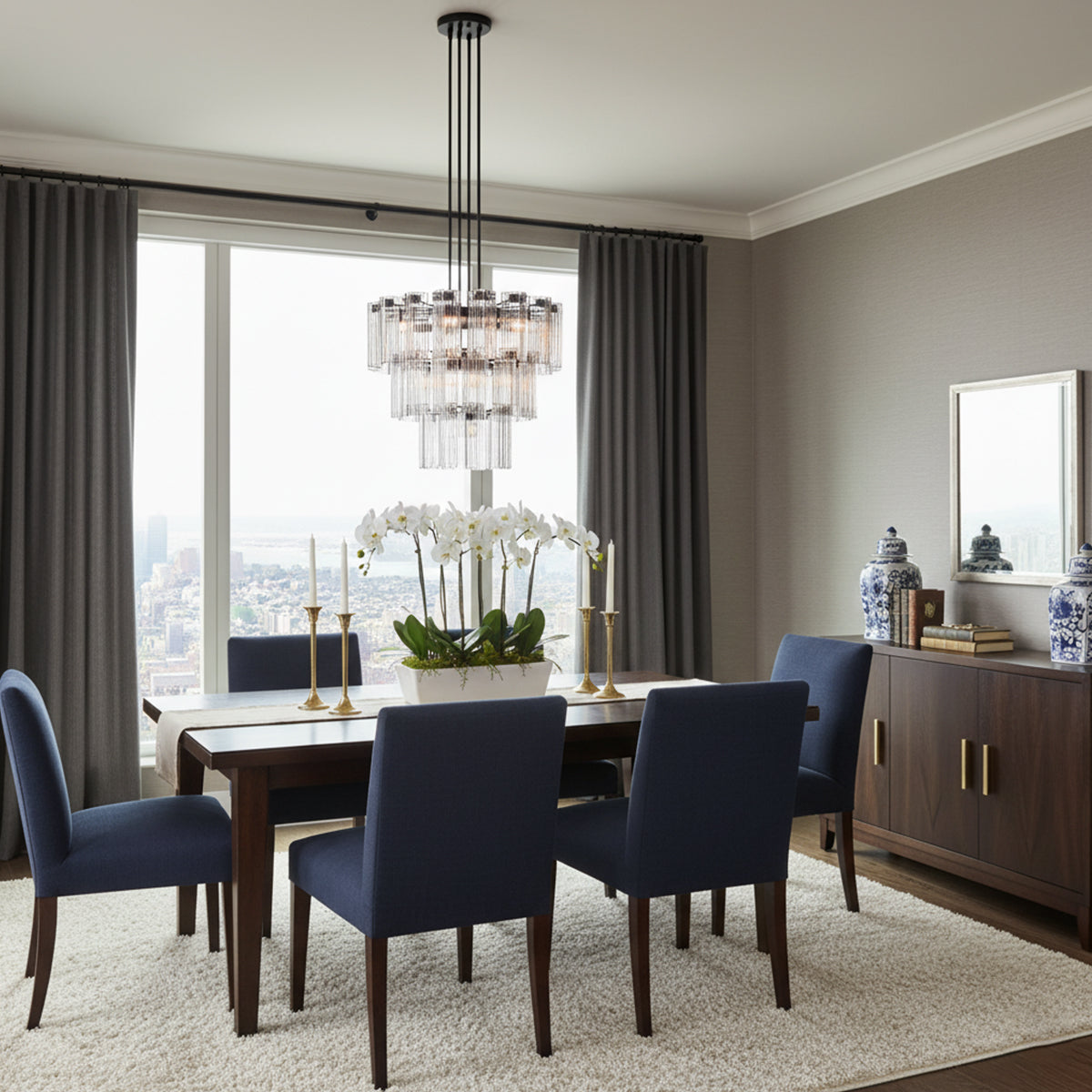 Art Glass Dearie Round Chandelier | wildoxy