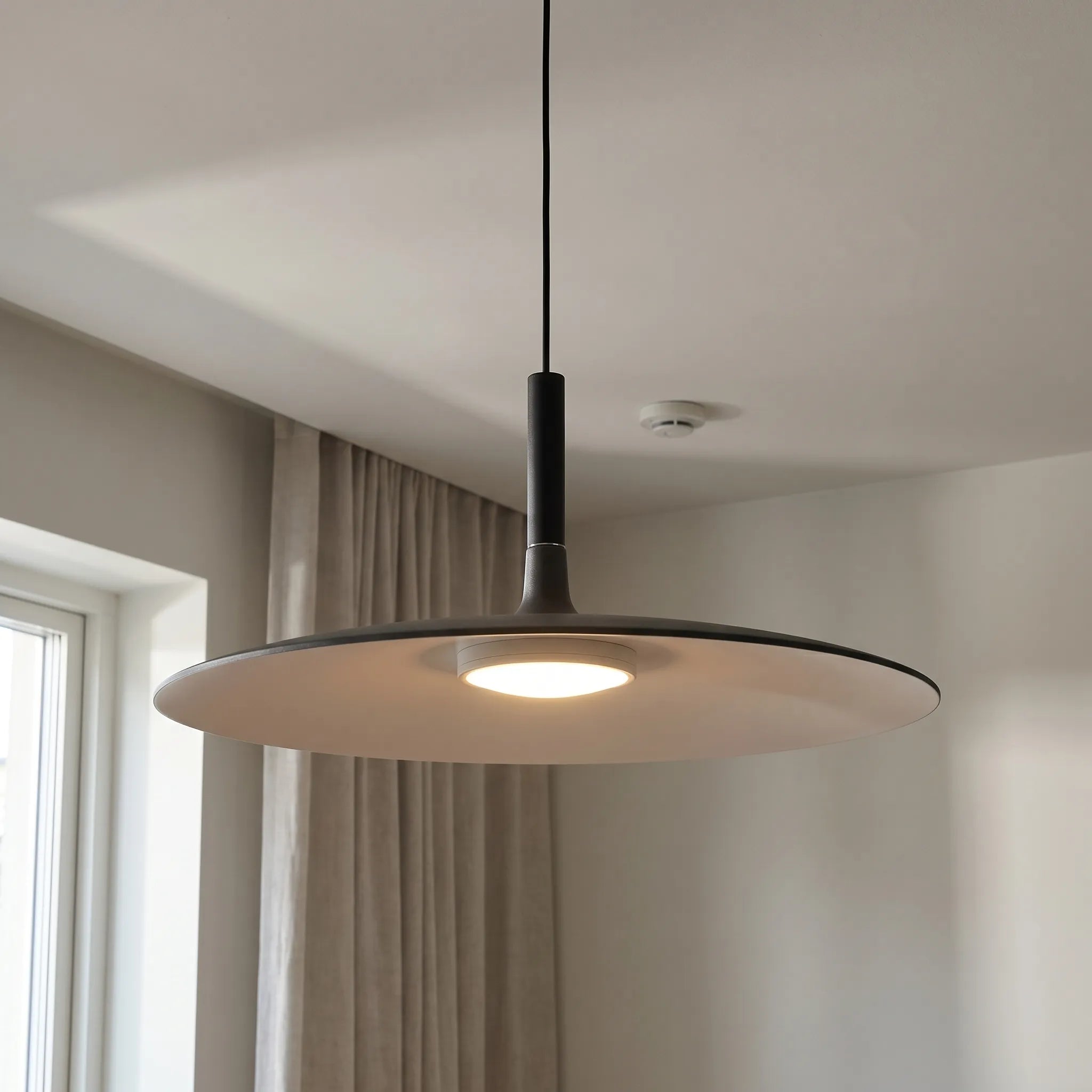 Minimalist Saucer Pendant Light -  Illuminating Dining Spaces - Wildoxy
