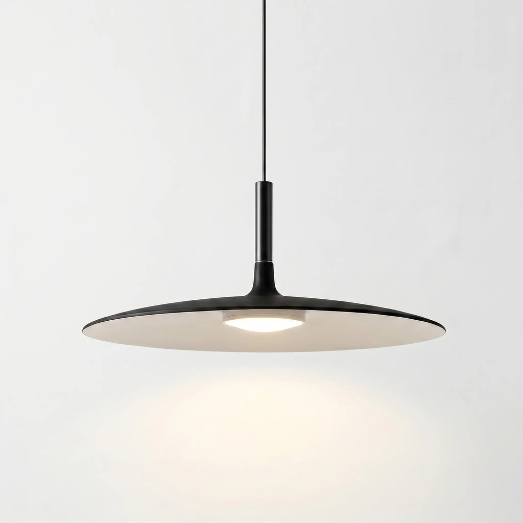 Minimalist Saucer Pendant Light -  Illuminating Dining Spaces - Wildoxy