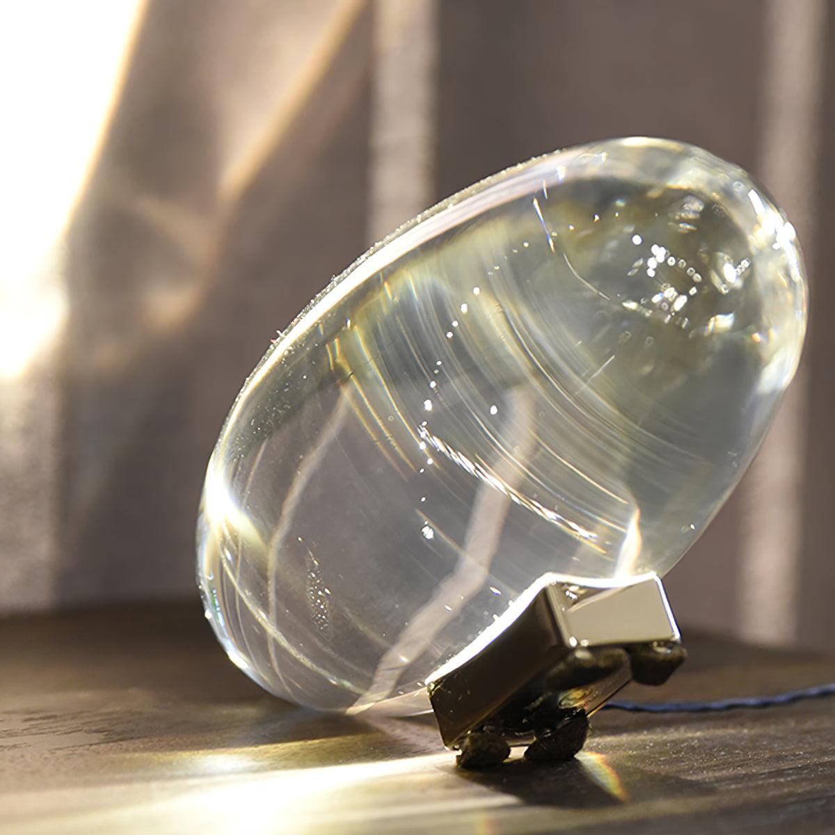 Marsman-tafellamp — oogvormige lichtprojectie op de muur, zachte gloed
