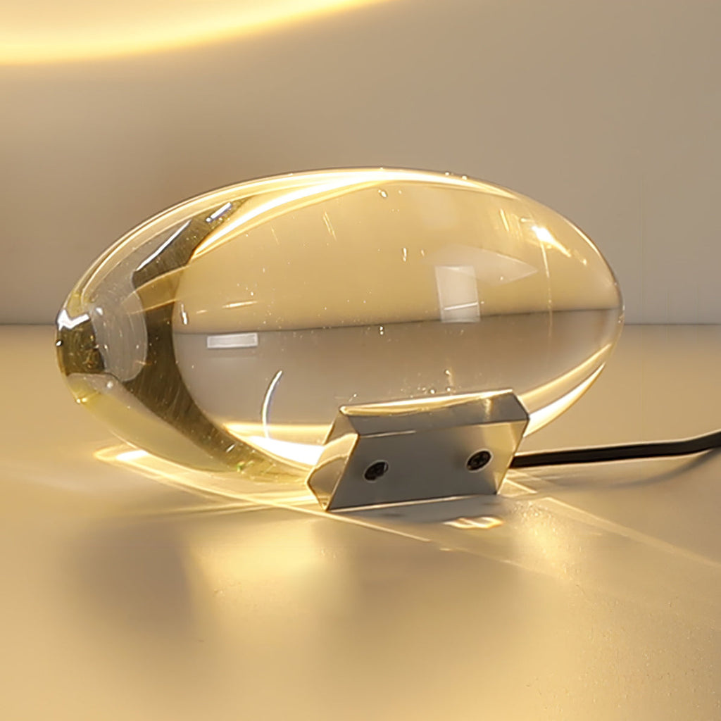 Marsman-tafellamp — oogvormige lichtprojectie op de muur, zachte gloed