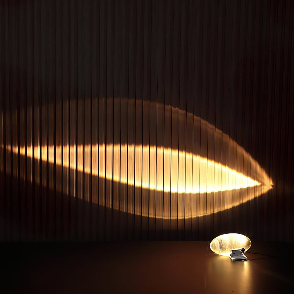 Marsman-tafellamp — oogvormige lichtprojectie op de muur, zachte gloed