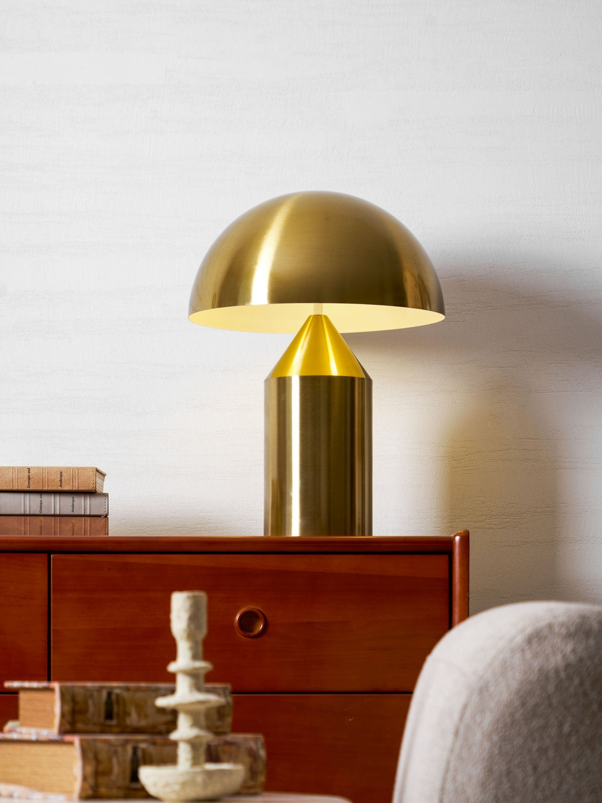 Geometrische Metalllampe — italienisches Design, 2 Größen, 5 Oberflächen